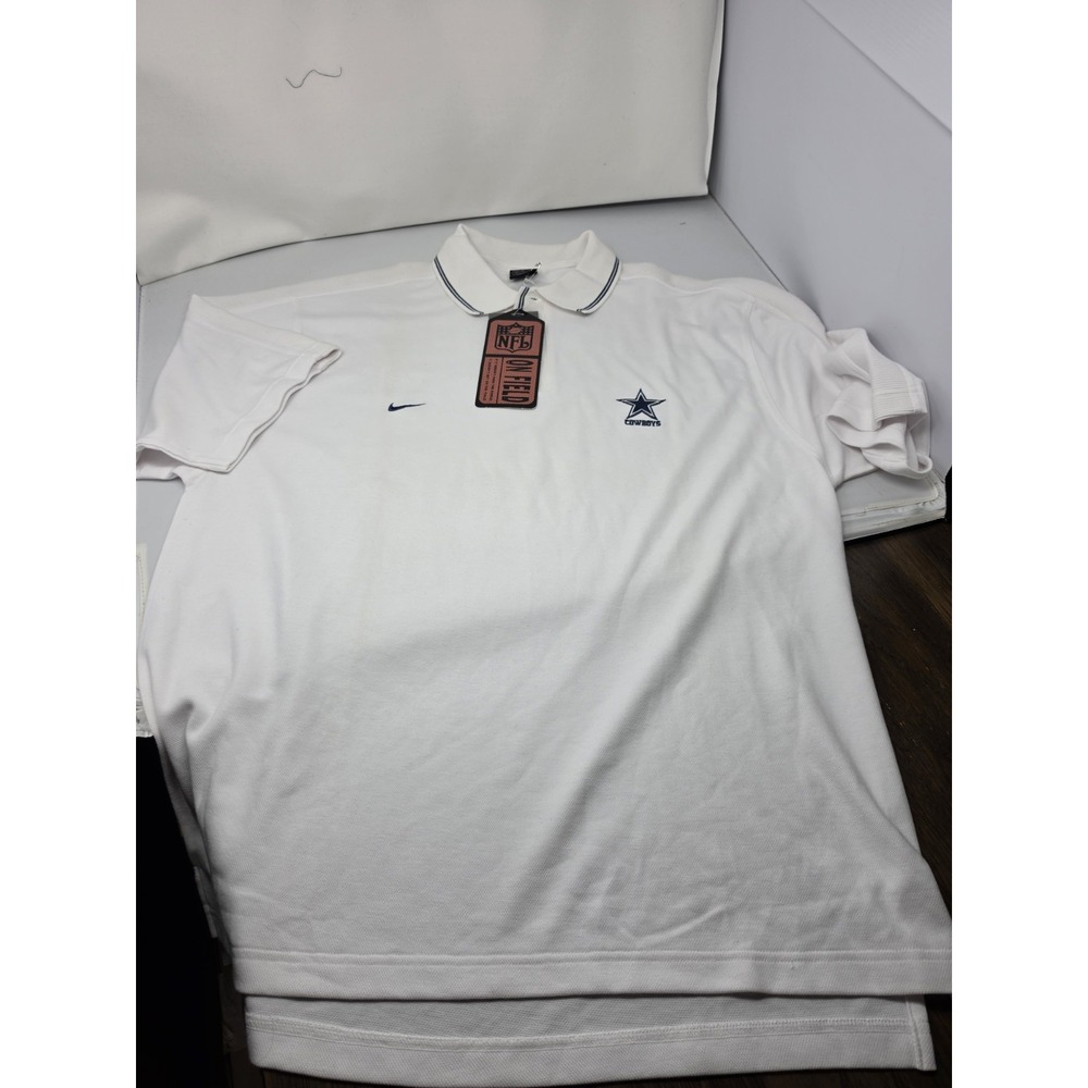 Dallas Cowboys Nike Team white NFL Polo XL With TAGS